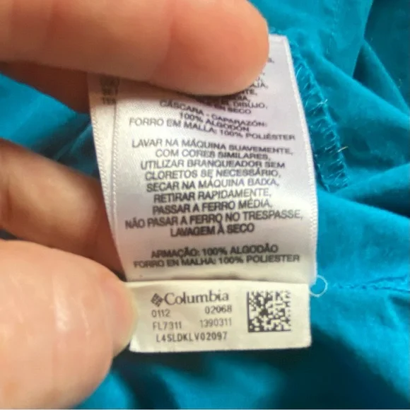 Columbia Blue Casual Button Down Shirt - Picture 9 of 16